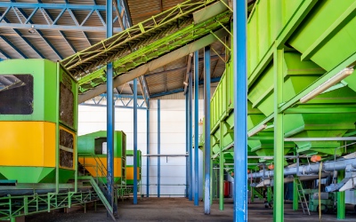 Maquinaria Unión Santiago y San Miguel recogida oliva